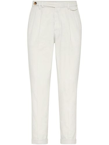 Double Darts Cotton Trousers - Brunello Cucinelli - Modalova