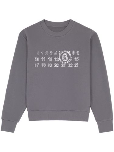 Logo Rundhals Sweatshirt - MM6 Maison Margiela - Modalova