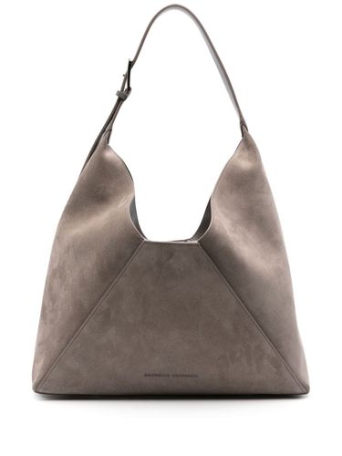 Leather Shoulder Bag - Brunello Cucinelli - Modalova