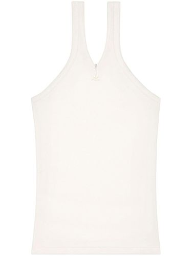 COURRÈGES - Criss Cross Cotton Tank Top - Courrèges - Modalova