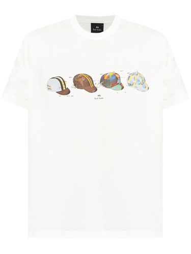 Cycling Caps Cotton T-shirt - PS Paul Smith - Modalova