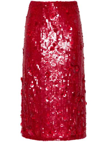 PAROSH - Sequined Midi Skirt - Parosh - Modalova