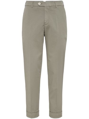 Gabardine Cotton Trousers - Brunello Cucinelli - Modalova