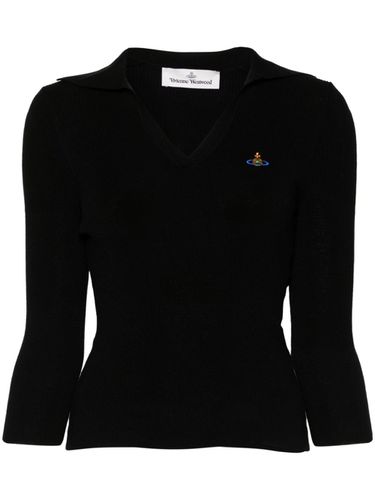 Cotton And Cashmere Blend Polo Shirt - Vivienne Westwood - Modalova