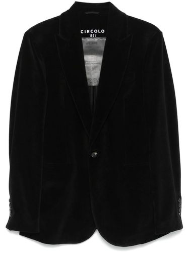 Velvet Single-breasted Jacket - Circolo 1901 - Modalova