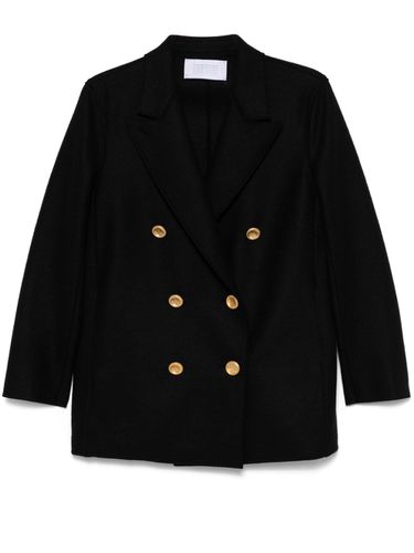 Wool Short Coat - Harris Wharf London - Modalova