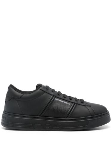 EMPORIO ARMANI - Leather Sneakers - Emporio Armani - Modalova