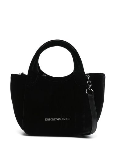 EMPORIO ARMANI - Velvet Tote Bag - Emporio Armani - Modalova