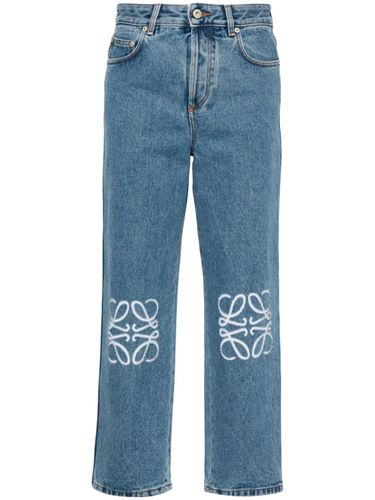 LOEWE - Anagram Cropped Denim Jeans - Loewe - Modalova