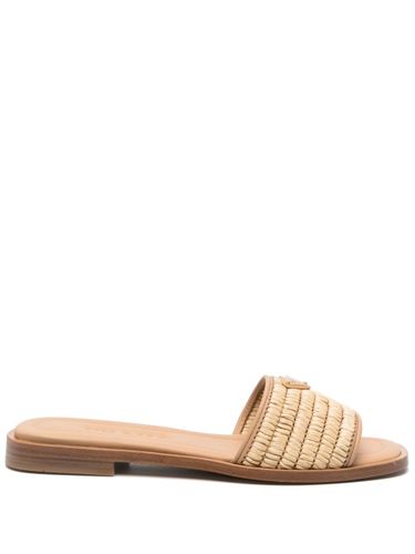 PRADA - Raffia Flat Sandals - Prada - Modalova