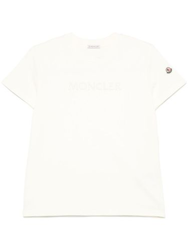 MONCLER - Logo Cotton T-shirt - Moncler - Modalova