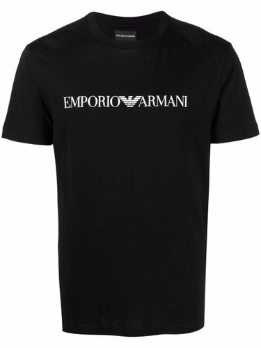 Logo Cotton T-shirt - Emporio Armani - Modalova