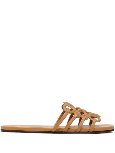 Anagram Petal Leather Sandals - Loewe - Modalova