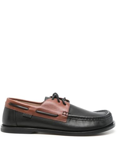 LOEWE - Campo Leather Boat Shoes - Loewe - Modalova