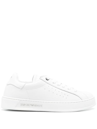 EMPORIO ARMANI - Leather Sneakers - Emporio Armani - Modalova