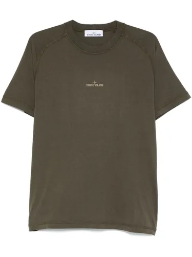 STONE ISLAND - Logo Cotton T-shirt - Stone Island - Modalova