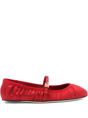 Satin Ballet Flats - Dolce & Gabbana - Modalova