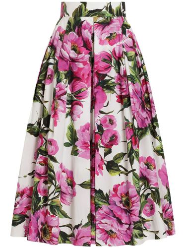 Printed Midi Skirt - Dolce & Gabbana - Modalova