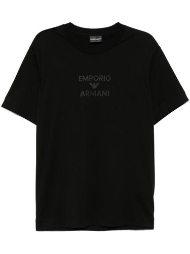 Logo Cotton T-shirt - Emporio Armani - Modalova