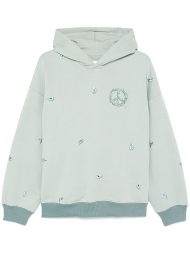 Logo Organic Cotton Hoodie - Emporio Armani - Modalova