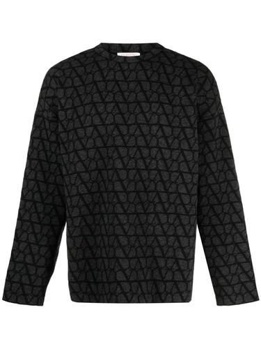VALENTINO - Wool Textured Sweater - Valentino - Modalova
