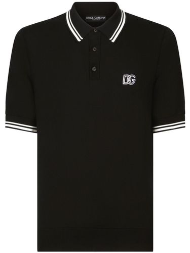 DOLCE & GABBANA - Cotton Polo Shirt - Dolce & Gabbana - Modalova