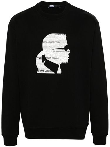 Sweatshirt With Lettering - Karl Lagerfeld - Modalova