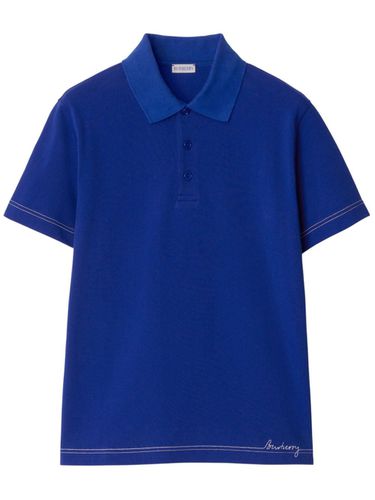 BURBERRY - Polo Shirt With Logo - Burberry - Modalova