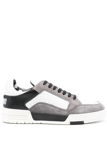 MOSCHINO - Leather Sneakers - Moschino - Modalova