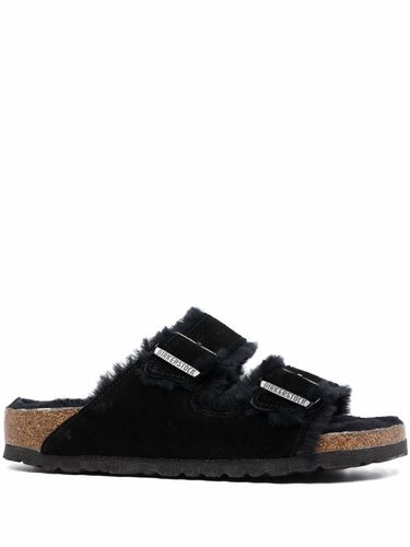 Arizona Shearling, Suede Leather Slipper - Birkenstock - Modalova