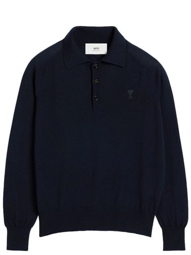 AMI PARIS - Wool Polo - Ami Paris - Modalova