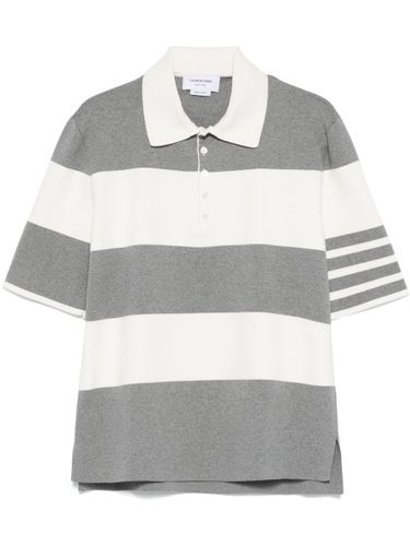 THOM BROWNE - Short Sleeve Polo - Thom Browne - Modalova