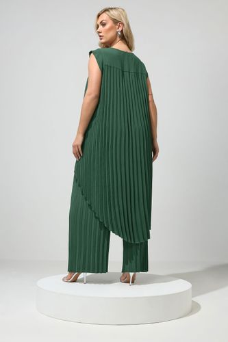 Ensemble Plissé Vert Size 52 - Yours London - Modalova