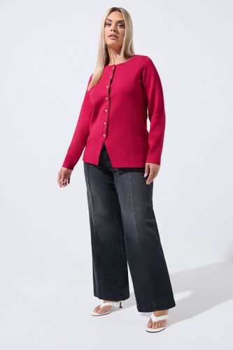 Cardigan En Maille Compacte Rouge Cobalt Size 44 - Limited Collection - Modalova