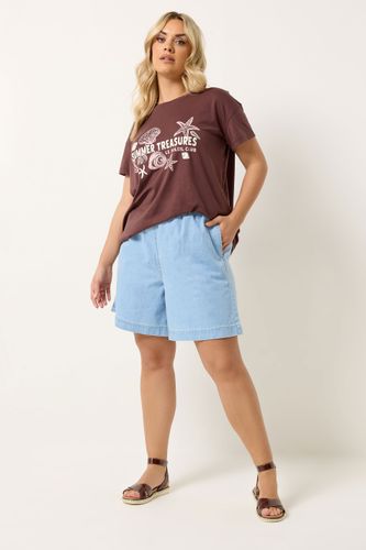 Yours Short En Jean Bleu Size 44 - Yours - Modalova
