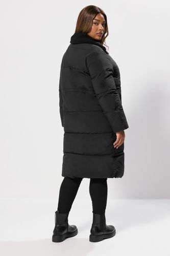 Manteau Milong Noir À Col Cheminée Size 48 - Yours - Modalova