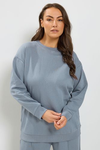 Ensemble Sweatshirt Et Pantalon De Jogging Bleu Size Short > 54-56 - Yours - Modalova