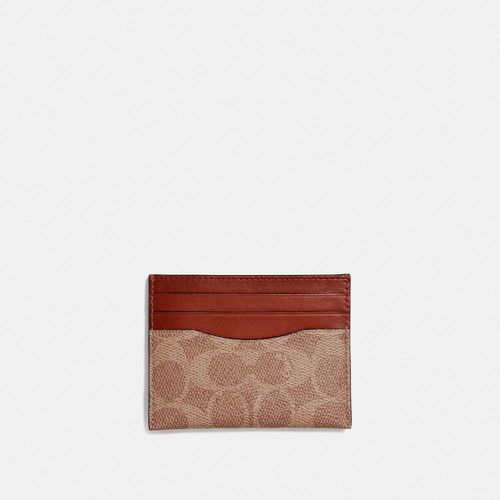 Porte Cartes En Toile Exclusive - COACH - Modalova