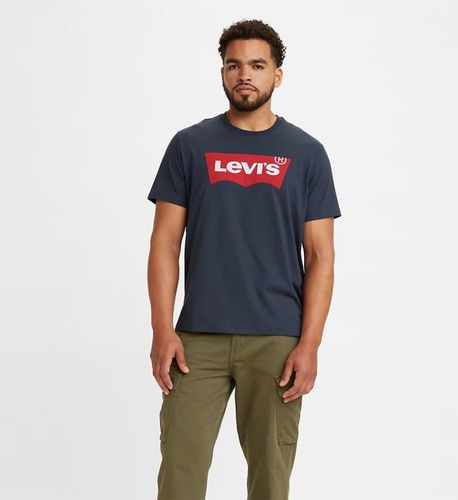 T-shirt graphique H21 (S), Casuel, Coton, Manche courte, Durable, Marine - Levi's - Modalova