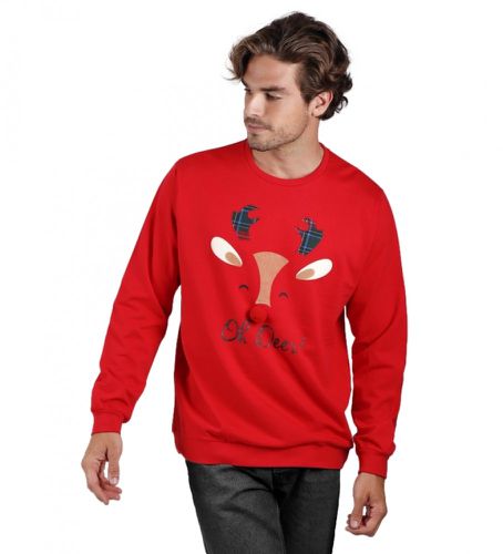 Sweat-shirt Oh Deer (S), Casuel, Coton, Manche longue - Admas - Modalova