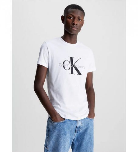 J30J320935 T-shirt Core Monogram Slim (L), Casuel, Coton, Manche courte, Le coton biologique, Durable - Calvin Klein Jeans - Modalova