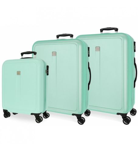 Unisex. 5069425 Ensemble de bagages de 55-68-78cm Cambodia (OSFA), Casuel, Vert, Synthétique, ABS/Polycarbonate, Big, Mo - Roll Road - Modalova