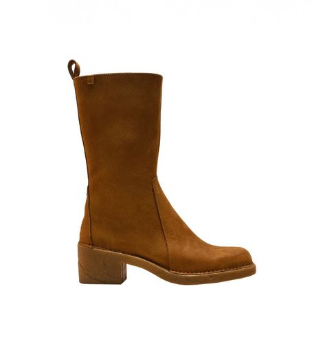 ND005_023 Bottes en cuir N5662 marron - Hauteur du talon 5.5cm (36), 5 à 8 cm, Fermeture éclair, Casuel, I - El Naturalista - Modalova