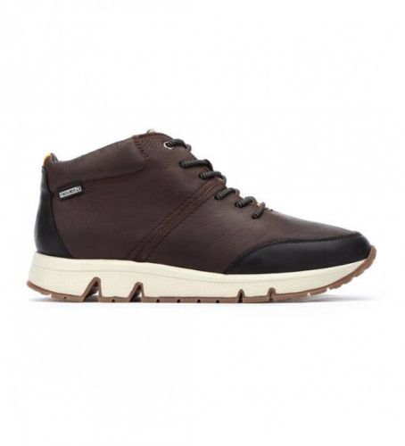 M9U-8069NOC1 Ferrol M9U-8069Noc1 elm botte de sport en cuir marron (45), Plat, 1 à 3 cm, Lacets, Casuel - Pikolinos - Modalova