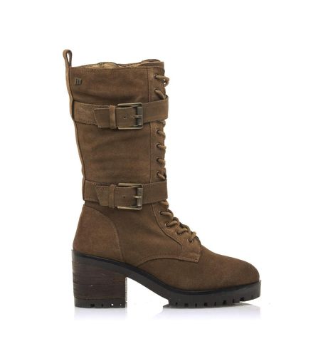 Bottes en cuir décontractées HILL marron (37), Plat, Fermeture éclair, Casuel - Mustang - Modalova