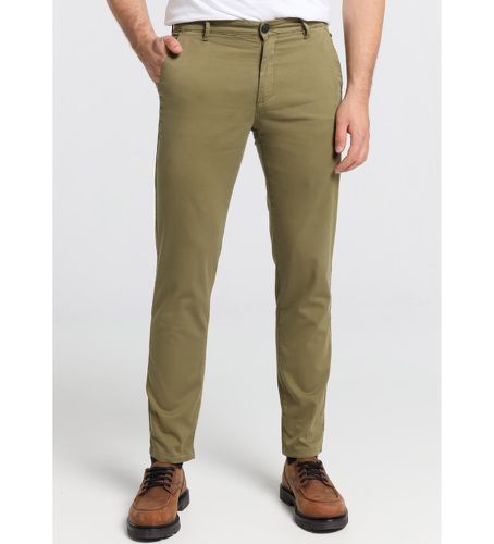 Pantalon chino boxé (36), Casuel, Coton - Six Valves - Modalova