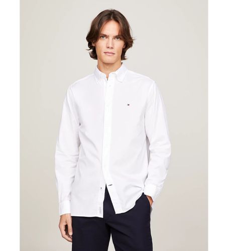 MW0MW25035 TH Flex Poplin Shirt (S), Casuel, Manche longue, Le coton biologique, Durable - Tommy Hilfiger - Modalova