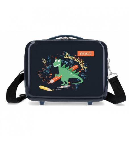 Unisex. 9543921 Trousse de toilette Dino Artist -29x21x15cm (OSFA), Casuel, ABS/Polycarbonate, Marine - Enso - Modalova