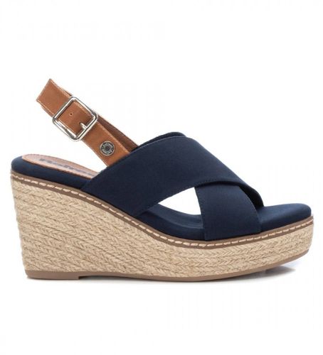 Sandales 170835 -Hauteur 9cm wedge (38), 8 à 10 cm, Boucle, Casuel, Marine - Refresh - Modalova