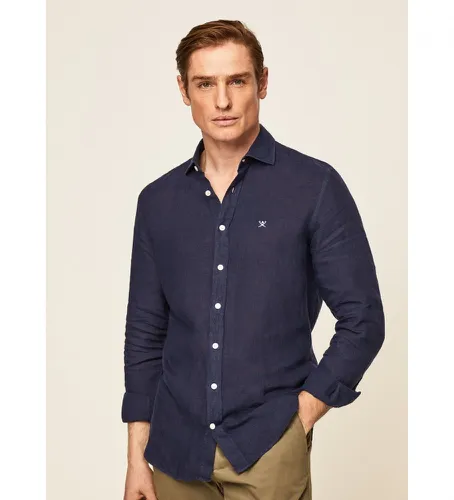 HM309381 Chemise en lin slim (3XL), Casuel, Manche longue - Hackett London - Modalova